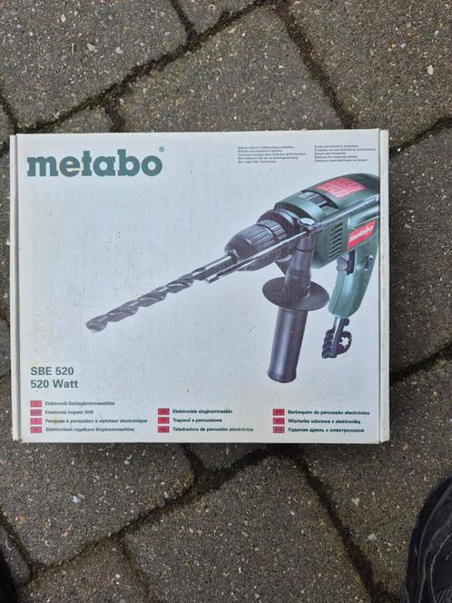 Metabo SBE 520 Klopboormachine - 520 Watt, Doe-het-zelf en Verbouw, Gereedschap | Boormachines, Gebruikt, Boormachine, 400 tot 600 watt