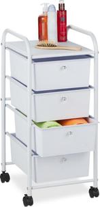 Keukentrolley, Huis en Inrichting, Keuken | Keukenelementen, Minder dan 50 cm, Verzenden, Wit, Zo goed als nieuw
