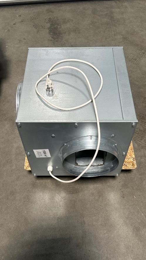 Svent ventilatorbox enkelwandig 250 in 250 1500m3, Doe-het-zelf en Verbouw, Ventilatie en Afzuiging, Zo goed als nieuw, Ventilator en Afzuiger