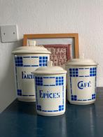 Brocante voorraadpotten sets uit Frankrijk, Ophalen of Verzenden