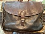 GROTE Leren VANGUARD tas VERKOCHT, 40 tot 60 cm, 30 cm of meer, Gebruikt, Bruin