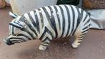 Zebra Varken  - Julia Veenstra Kunst, Ophalen of Verzenden