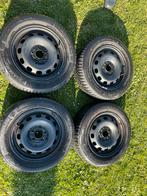 Winterbanden 195/65 R15 met stalen velgen, Ophalen, Gebruikt