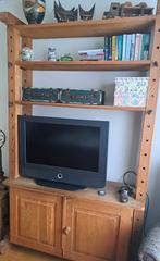 Bieden Eiken Kaaskast / TV Meubel, Ophalen, 100 tot 150 cm, Eikenhout, Landelijk