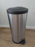 Brabantia Prullenbak - RVS met Pedaal, Ophalen, Gebruikt, Met pedaal, 50 tot 75 cm