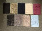Diverse Staaltjes stevige glanzende stof lapjes 29,5x18,5 cm, Ophalen of Verzenden, Zo goed als nieuw
