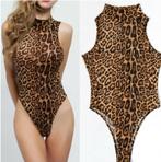 B23 tijger body, maat XXL..................................., Kleding | Dames, Ondergoed en Lingerie, Ophalen of Verzenden, Zwart