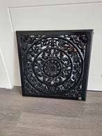 Houten Wanddecoratie met spiegel, Ophalen, Nieuw