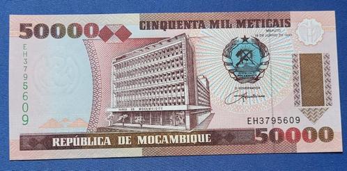 Mozambique 50000 metcais 1993 P138, Postzegels en Munten, Bankbiljetten | Afrika, Los biljet, Overige landen, Verzenden