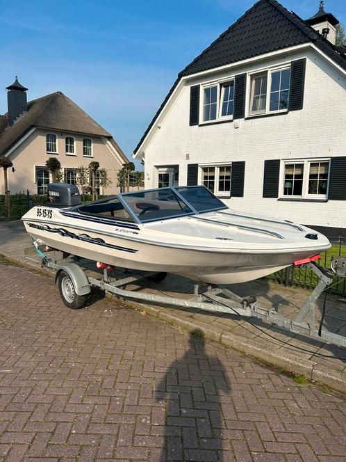 Beekman ultra 461 yamaha 80 pk autolube incl trailer, Motoren, Onderdelen | Yamaha, Gebruikt, Ophalen