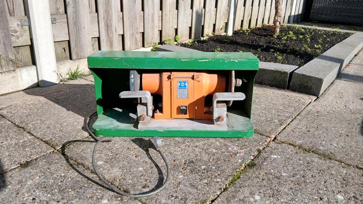 Slijpmachine dubbel Hanning 450 W te koop, Doe-het-zelf en Verbouw, Gereedschap | Schuurmachines, Gebruikt, Overige typen, Minder dan 600 watt