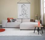 Beige hoekbank chaise lounge, Huis en Inrichting, Banken | Sofa's en Chaises Longues, Ophalen of Verzenden, Zo goed als nieuw