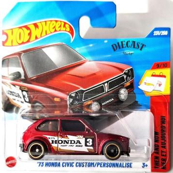 Hot Wheels 73 Honda Civic Custom, SUPER TREASURE HUNT, (STH) beschikbaar voor biedingen