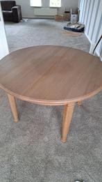 Massief eiken eettafel, Huis en Inrichting, Tafels | Eettafels, Ophalen, Gebruikt, 100 tot 150 cm, 200 cm of meer