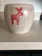 Kerst stenen pot., Steen, Rond, Ophalen of Verzenden, Zo goed als nieuw