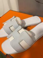 Hermès Oran Sandals - Gletsjeriet, Verzenden, Zo goed als nieuw, Wit, Sandalen of Muiltjes