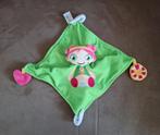 Knuffeldoekje, Knuffel van De Bink & Bibi, Groen met Meisje, Ophalen of Verzenden, Zo goed als nieuw, Overige typen