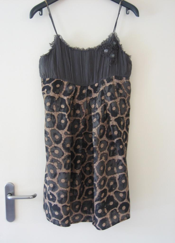 Zeer mooi apart zomerjurkje of tuniek DIDI, M snazzzeys, Kleding | Dames, Jurken, Nieuw, Maat 38/40 (M), Bruin, Knielengte, Verzenden