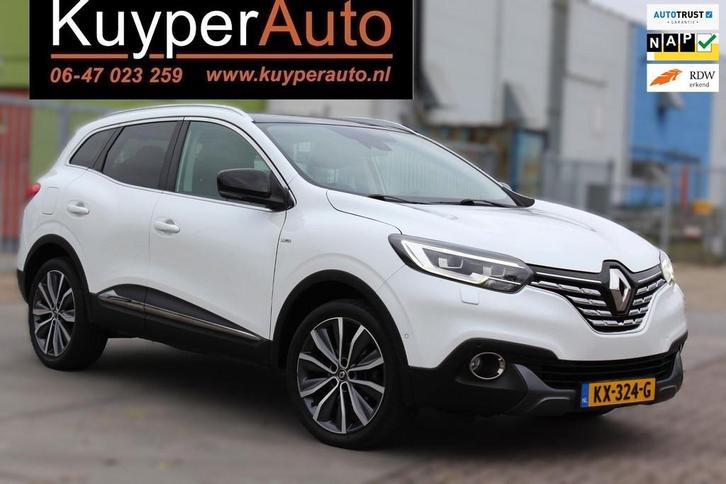 Renault Kadjar 1.2 TCe Bose automaat nap panorama dak vol op, Auto's, Renault, Bedrijf, Te koop, Kadjar, ABS, Achteruitrijcamera