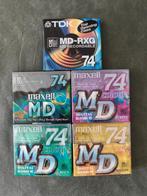 5x mini disc Maxell TDK, Audio, Tv en Foto, Walkmans, Discmans en Minidiscspelers, Ophalen of Verzenden