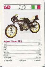 F94 motorkaartje 6d aspes yuma 125, Ophalen of Verzenden, Zo goed als nieuw, Motoren