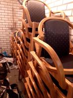 Stoelen 30 stuks uit een cafetaria, Ophalen, Gebruikt, Blauw, Stof