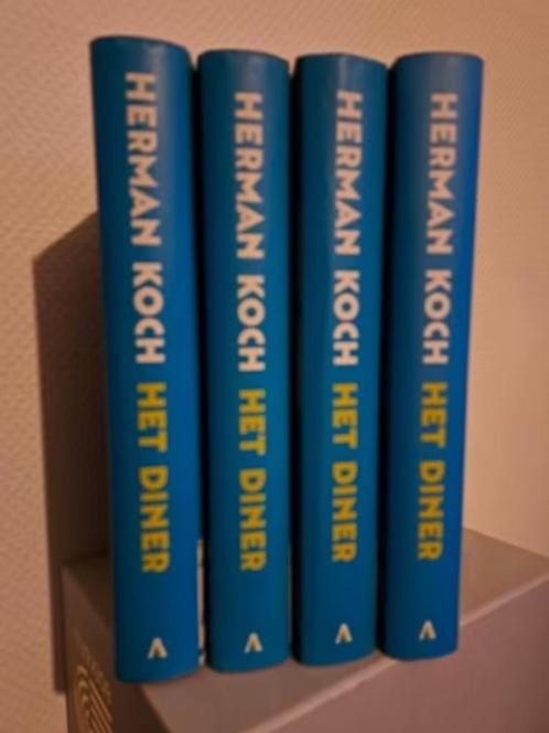 LEESCLUB-AANBIEDING 4 exemplaren van HET DINER - Herman Koch, Boeken, Literatuur, Zo goed als nieuw, Nederland, Ophalen of Verzenden