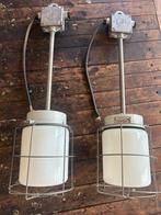 Industriële kooilampen , hanglampen, Ophalen, Gebruikt, 50 tot 75 cm, Industrieel, vintage