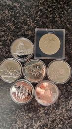 7 stuck 1 dollar Canada Sterling Zilver, Postzegels en Munten, Ophalen of Verzenden, Noord-Amerika, Setje, Zilver
