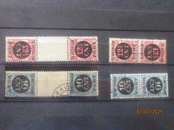 Nico Nederland Port 67a/68b gestempeld incl.certificaat 1924 beschikbaar voor biedingen