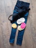 Zwangerschaps jeans maat 36, zwangerschaps BH maat 34B, pads, Ophalen of Verzenden, Zo goed als nieuw, Maat 36 (S)