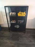 Vitrinekast met star wars lego sets, Huis en Inrichting, Kasten | Vitrinekasten, Ophalen, Zo goed als nieuw, 25 tot 50 cm
