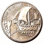 Haarlem 750 jaar: penning 1 damiaatje (5 gulden) 1245-1995, Postzegels en Munten, Penningen en Medailles, Ophalen of Verzenden