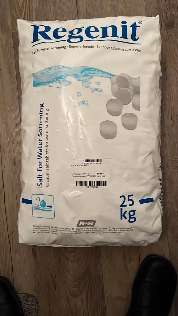onthardingszout, Regenit , zout voor waterontharder, Witgoed en Apparatuur, Waterontharders, Nieuw, Ophalen