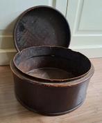 Vintage Houten Hoedendoos Interieur Decoratie Huisinrichting, Ophalen of Verzenden