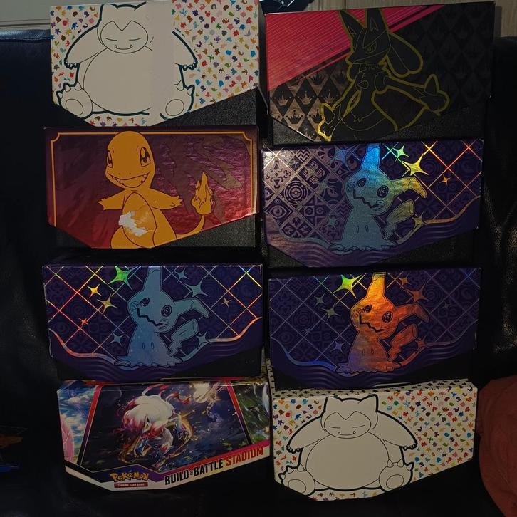 Pokémon ETB Boxen met Kaarten & Extra's!, Hobby en Vrije tijd, Verzamelkaartspellen | Pokémon, Gebruikt, Meerdere kaarten, Ophalen of Verzenden
