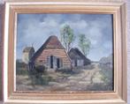 Jan Kelderman (1912-1990) - Schaapskooi - olieverf op doek, Antiek en Kunst, Ophalen