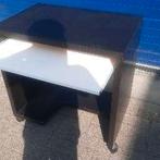 Bureau wenge, Ophalen, Met wielen, Zo goed als nieuw