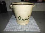 Emaille groente emmer, Antiek en Kunst, Antiek | Emaille, Ophalen of Verzenden