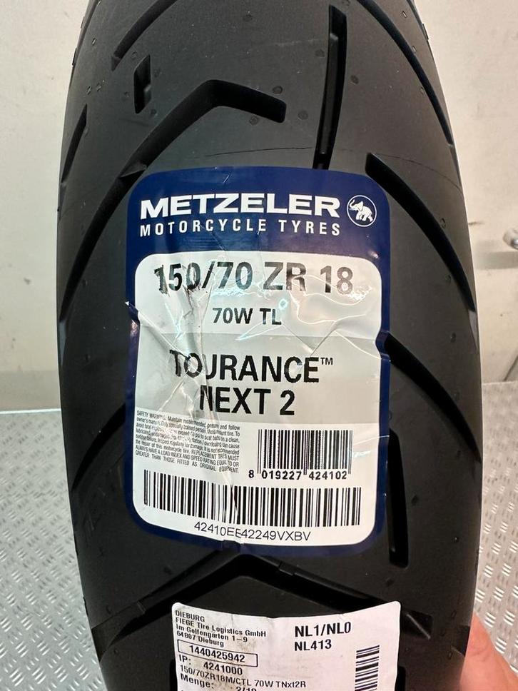 Nieuwe Metzler Tourance Next 2 achterband 150/70 ZR18 70W TL, Motoren, Accessoires | Overige, Nieuw, Ophalen