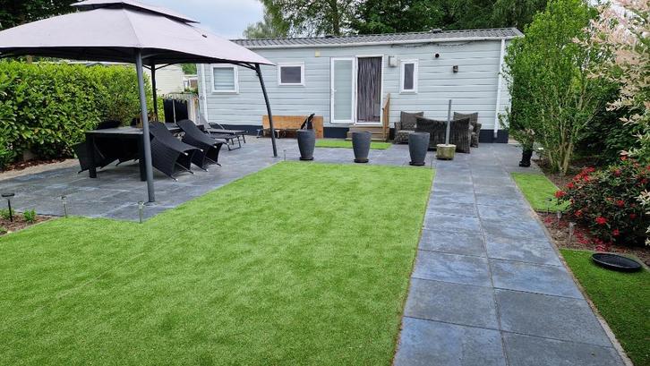 Chalet 4 persoons instapklaar, Caravans en Kamperen, Stacaravans, tot en met 2, Ophalen of Verzenden