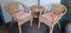 Rotan set, Ophalen, Zo goed als nieuw, 2 zitplaatsen
