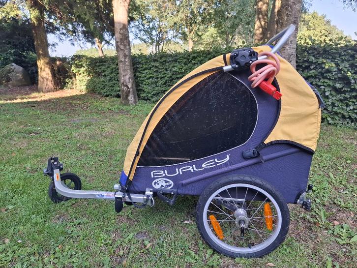 Burley Solo Fiets Buggy, Karretje, Wandelwagen incl slot, Fietsen en Brommers, Fietsaccessoires | Aanhangers en Karren, Gebruikt