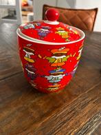 Pepernotenpot met Sinterklaas en Pieten, Huis en Inrichting, Keramiek, Overige typen, Ophalen of Verzenden, Zo goed als nieuw