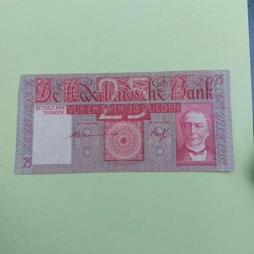 25 gulden biljet Mees uit 1941 in ZFR, Postzegels en Munten, Bankbiljetten | Nederland, Los biljet, 25 gulden, Ophalen of Verzenden