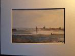 Hollands Landschap Aquarel, Ophalen of Verzenden