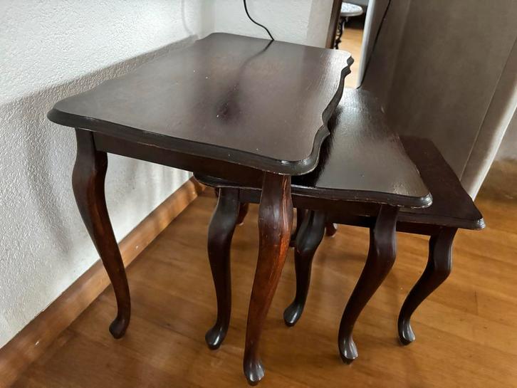 Vintage Miniset Tafeltjes, Antiek en Kunst, Antiek | Meubels | Tafels, Ophalen