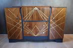 Gerestaureerde Vintage Art Deco bar-/drankenkast, Ophalen of Verzenden, Zo goed als nieuw