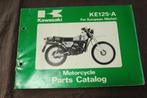 Kawasaki KE125-A 1980 motorcycle parts catalogue KE  A7 A8, Motoren, Ophalen of Verzenden, Kawasaki