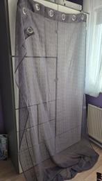 3x Donkergrijze vitrage ., Ophalen